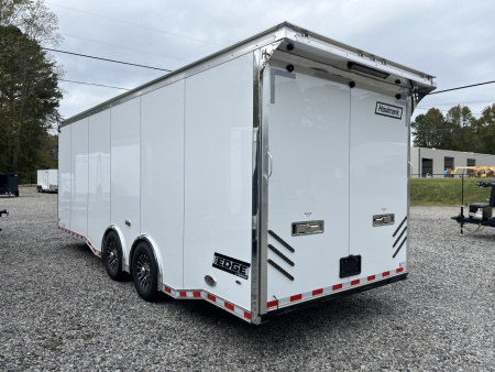 New 2026 Haulmark 24 EDGE Enclosed Race Trailer, Sportsman Package, Polycor Interior & Exterior, Insulated, Race Interior, 12K GVWR