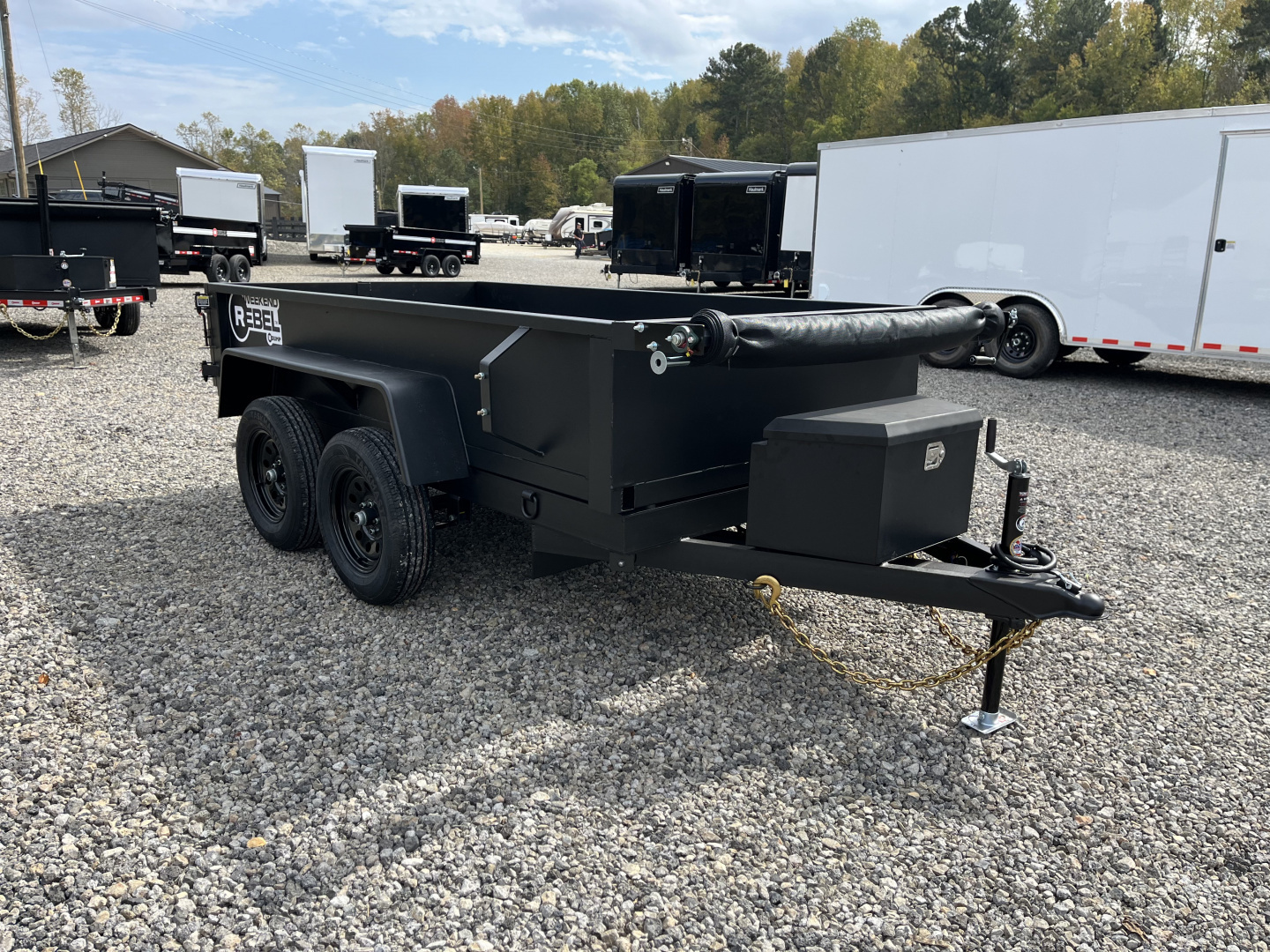 New 2026 U-Dump 5x10 With 19'' Sides, Pro-Lite Weekend Rebel Dump Trailer - 7K GVWR, Tarp & Roller