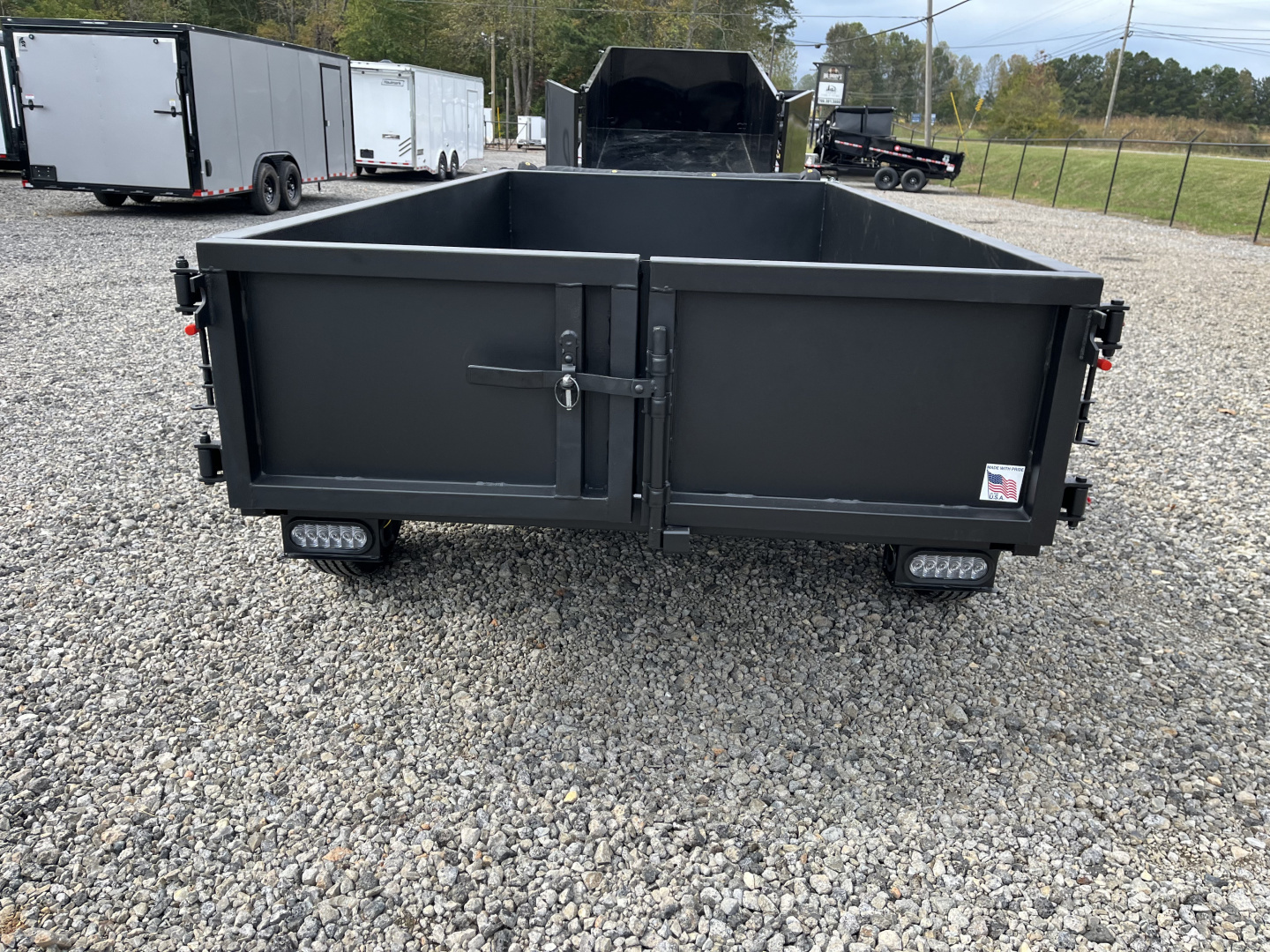 New 2026 U-Dump 5x10 With 19'' Sides, Pro-Lite Weekend Rebel Dump Trailer - 7K GVWR, Tarp & Roller
