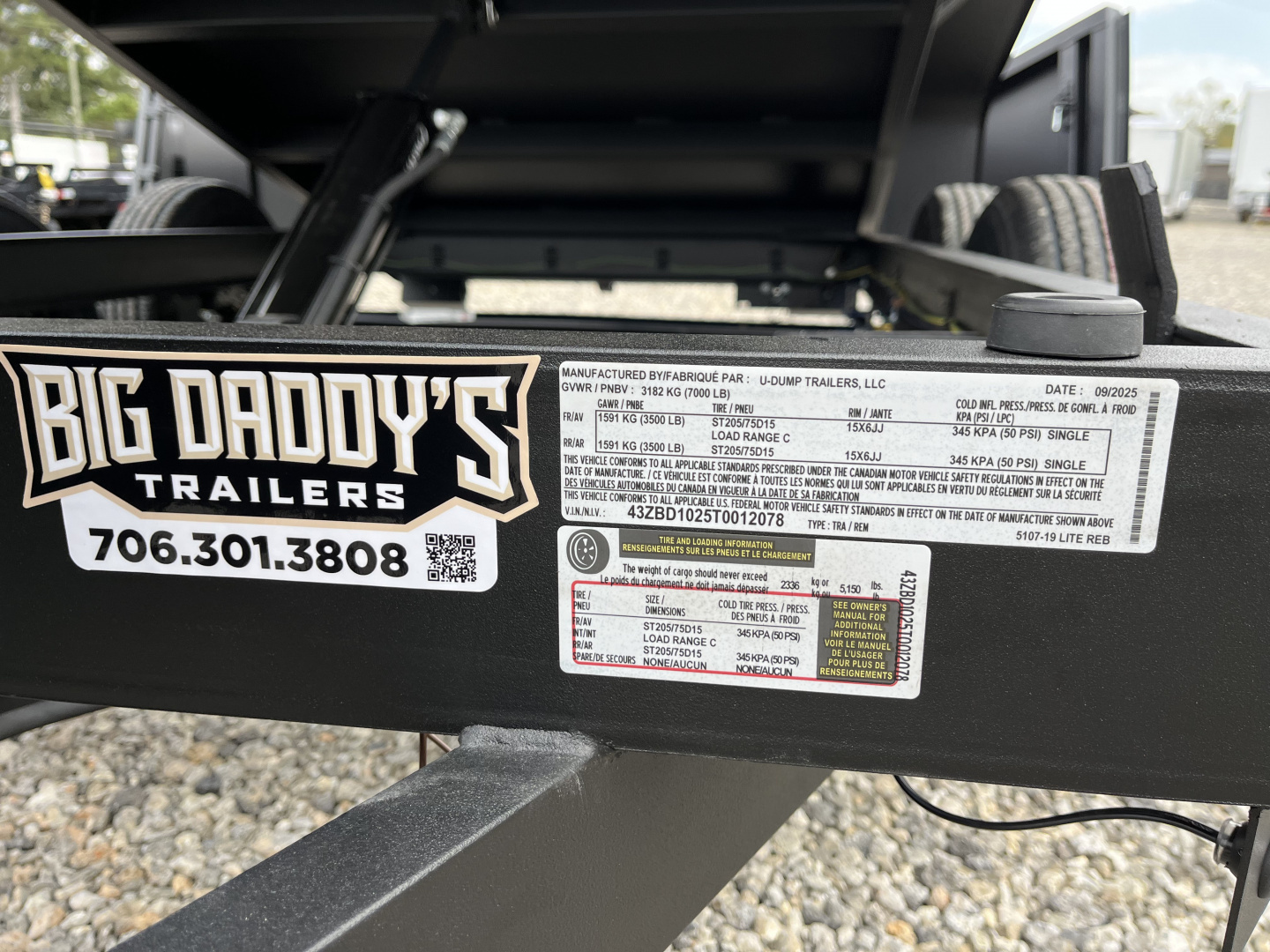 New 2026 U-Dump 5x10 With 19'' Sides, Pro-Lite Weekend Rebel Dump Trailer - 7K GVWR, Tarp & Roller