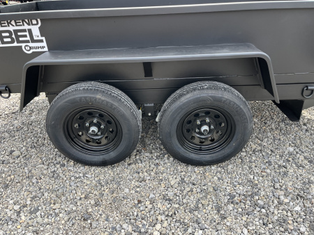 New 2026 U-Dump 5x10 With 19'' Sides, Pro-Lite Weekend Rebel Dump Trailer - 7K GVWR, Tarp & Roller