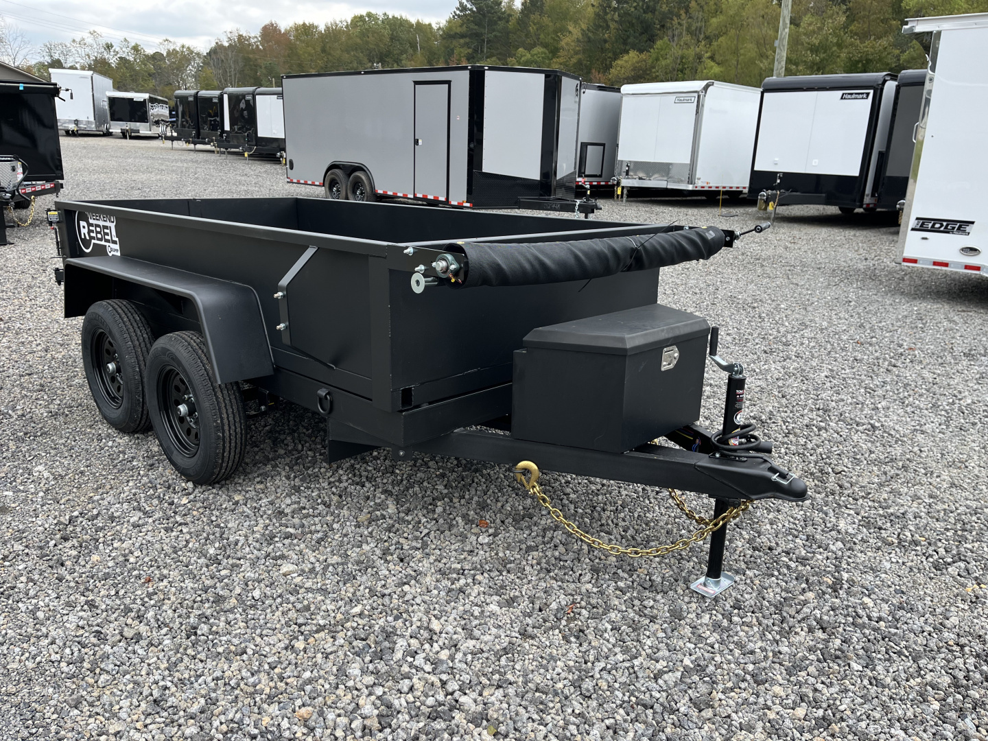 New 2026 U-Dump 5x10 With 19'' Sides, Pro-Lite Weekend Rebel Dump Trailer - 7K GVWR, Tarp & Roller