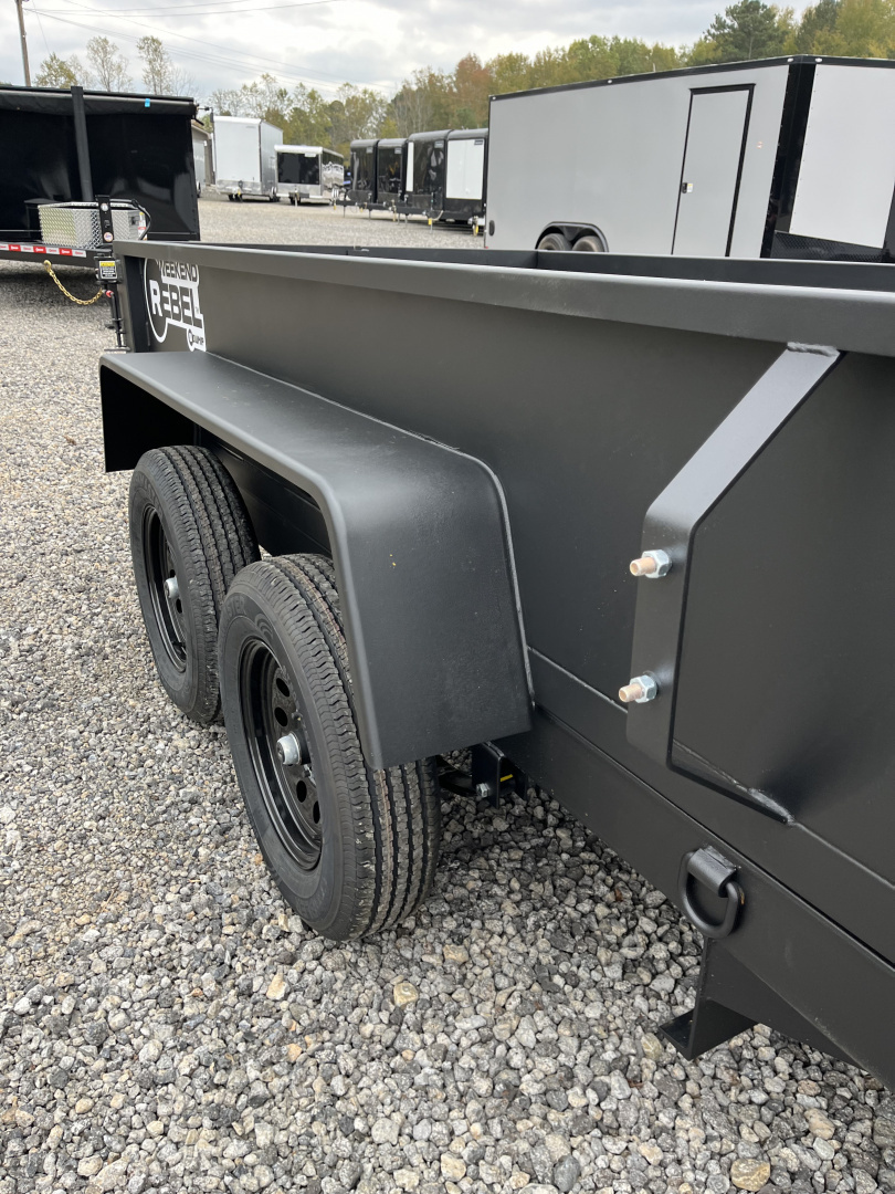 New 2026 U-Dump 5x10 With 19'' Sides, Pro-Lite Weekend Rebel Dump Trailer - 7K GVWR, Tarp & Roller