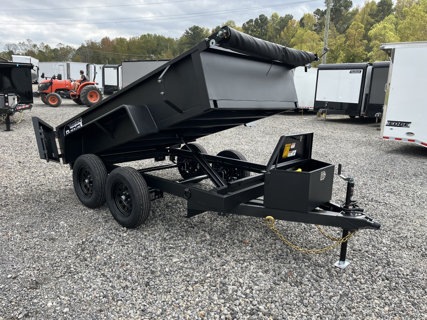 New 2026 U-Dump 5x10 With 19'' Sides, Pro-Lite Weekend Rebel Dump Trailer - 7K GVWR, Tarp & Roller