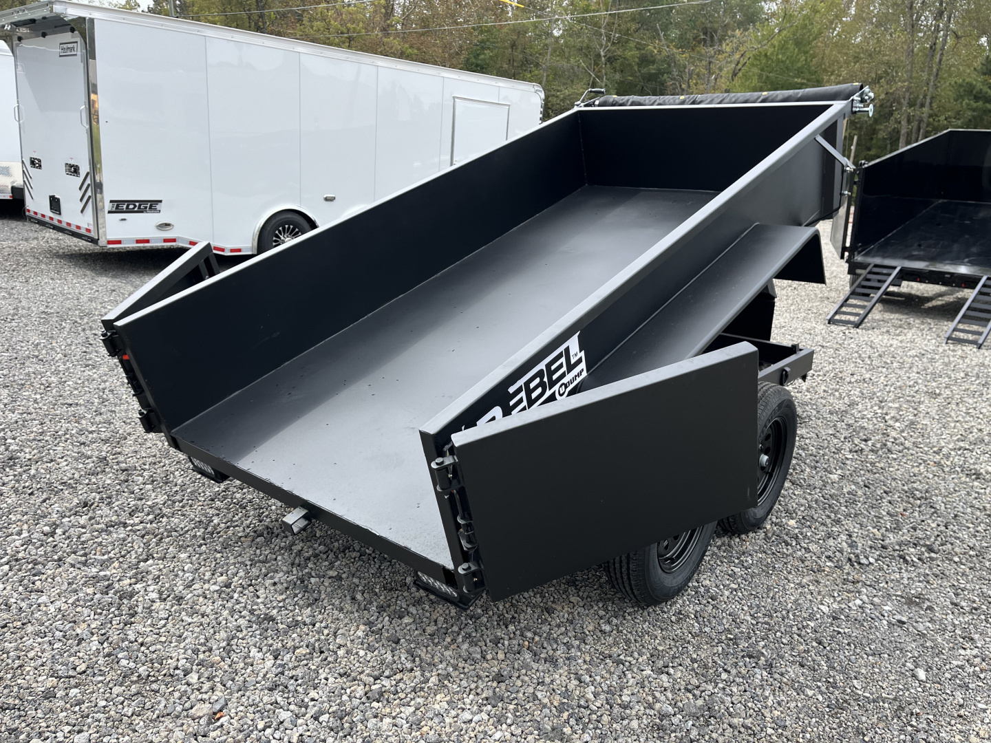 New 2026 U-Dump 5x10 With 19'' Sides, Pro-Lite Weekend Rebel Dump Trailer - 7K GVWR, Tarp & Roller