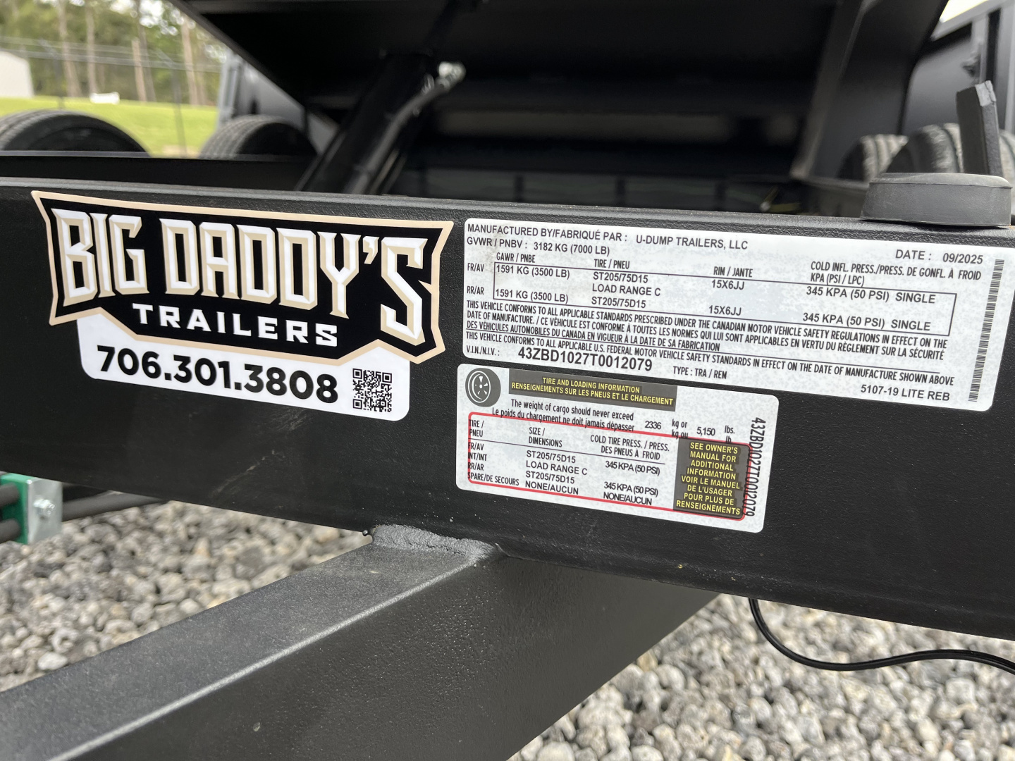 New 2026 U-Dump 5x10 With 19'' Sides, Pro-Lite Weekend Rebel Dump Trailer - 7K GVWR, Tarp & Roller