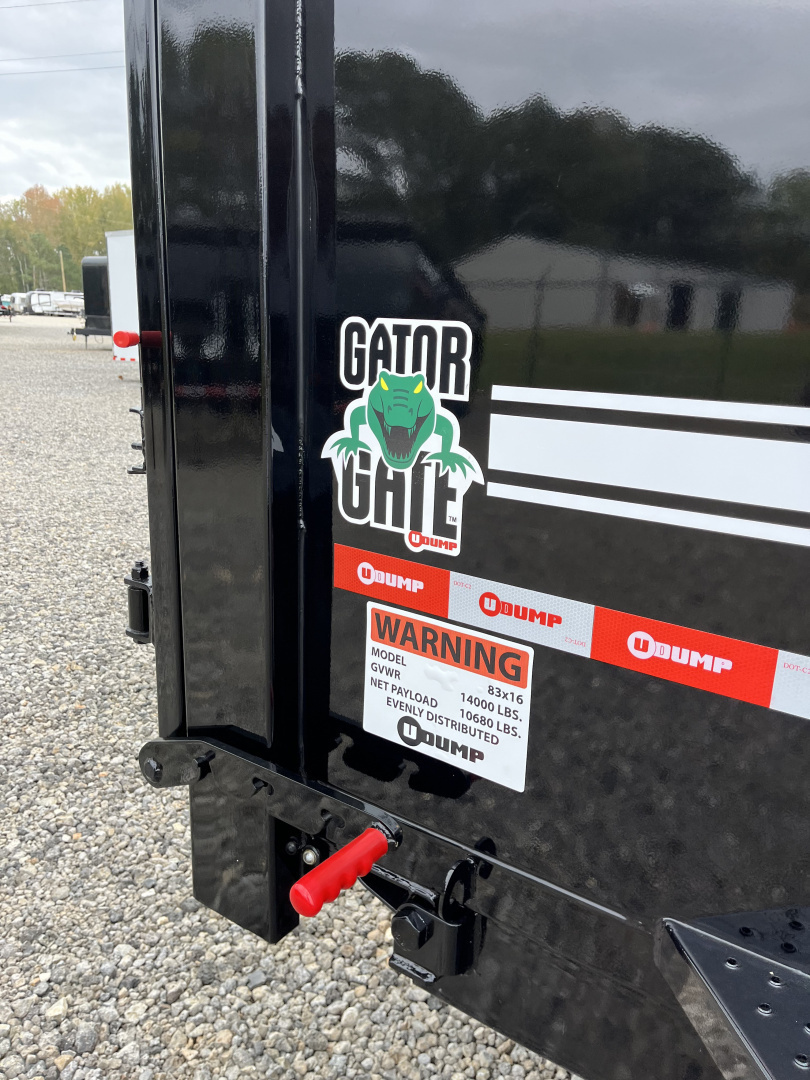 New 2026 U-Dump 7x16 Dump Trailer With 48" Sides, 14K GVWR, ProSeries, Heavy Telescoping