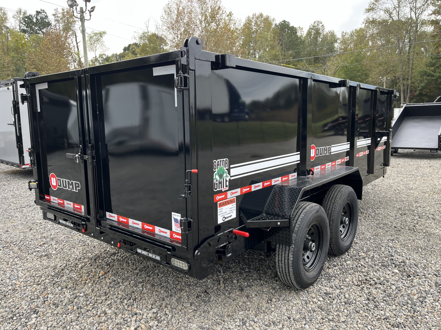 New 2026 U-Dump 7x16 Dump Trailer With 48" Sides, 14K GVWR, ProSeries, Heavy Telescoping