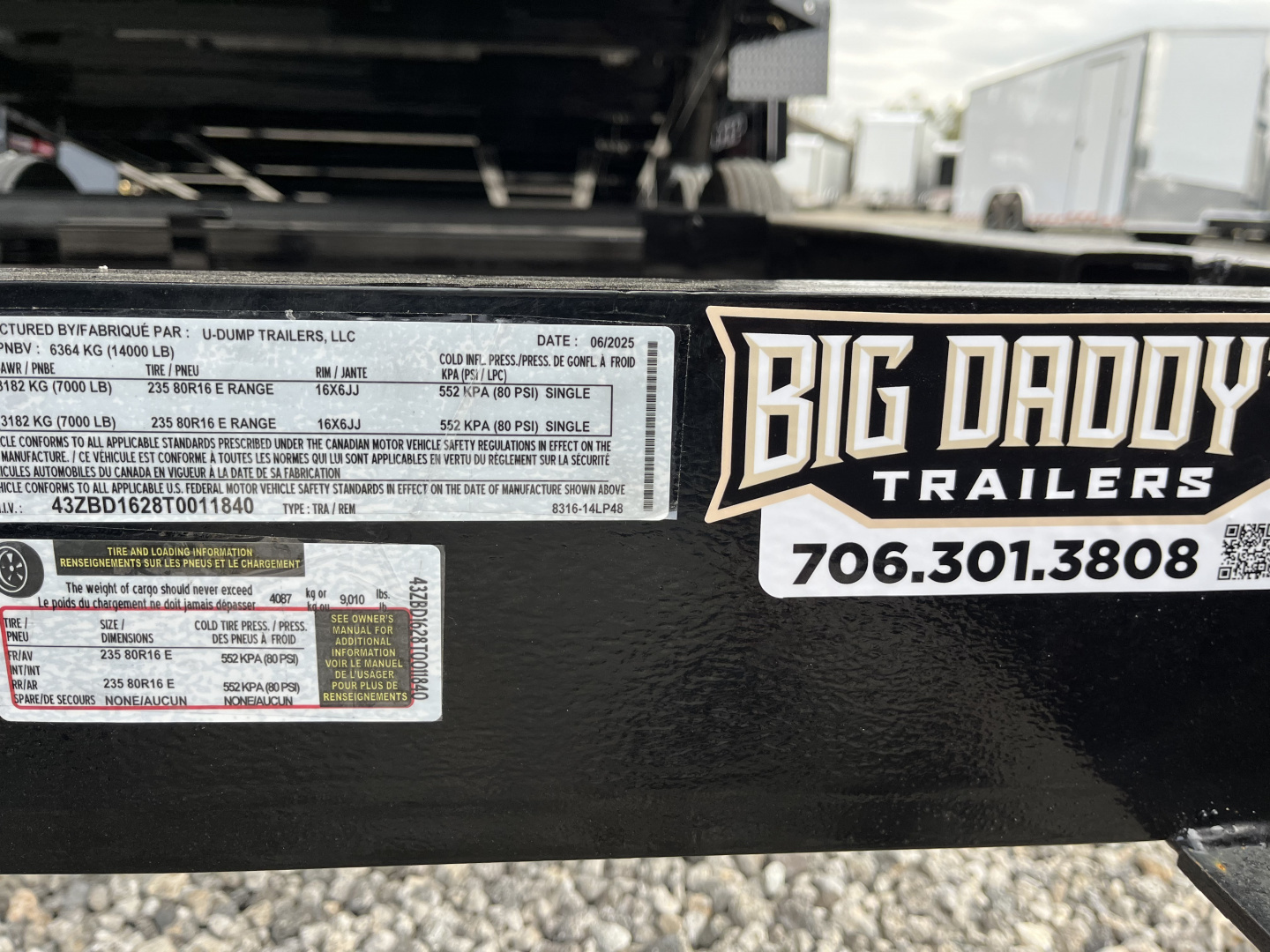 New 2026 U-Dump 7x16 Dump Trailer With 48" Sides, 14K GVWR, ProSeries, Heavy Telescoping