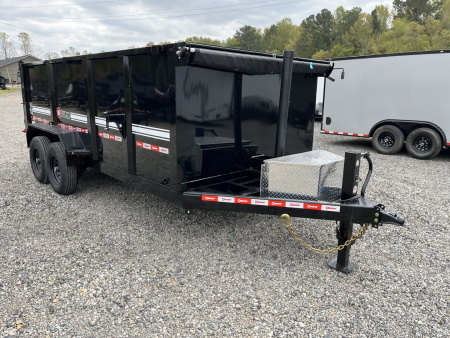 New 2026 U-Dump 7x16 Dump Trailer With 48" Sides, 14K GVWR, ProSeries, Heavy Telescoping