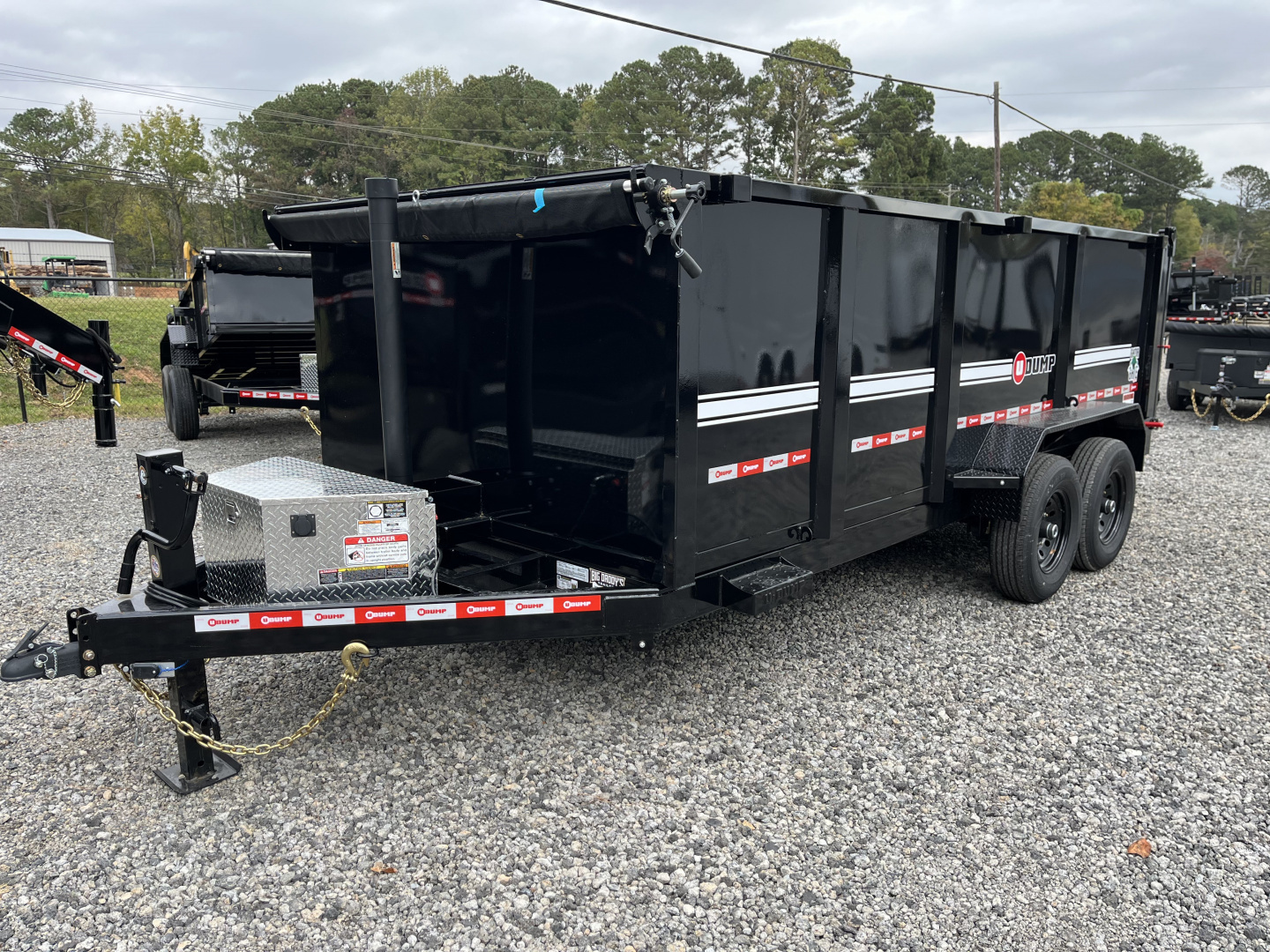 New 2026 U-Dump 7x16 Dump Trailer With 48" Sides, 14K GVWR, ProSeries, Heavy Telescoping