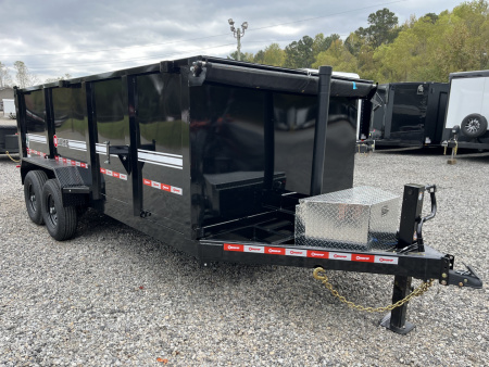 New 2026 U-Dump 7x16 Dump Trailer With 48" Sides, 14K GVWR, ProSeries, Heavy Telescoping