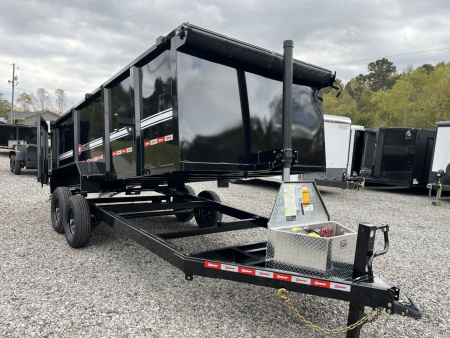 New 2026 U-Dump 7x16 Dump Trailer With 48  Sides, 14K GVWR, ProSeries, Heavy Telescoping