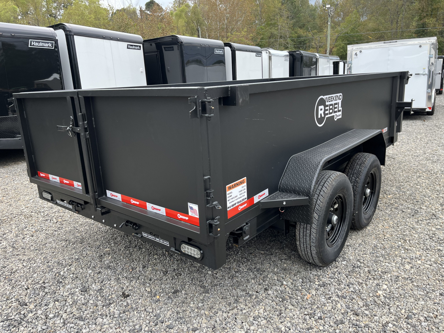 New 2026 U-Dump Weekend Rebel 7x14 Dump Trailer With 31" Sides, Telescoping, 14K GVWR