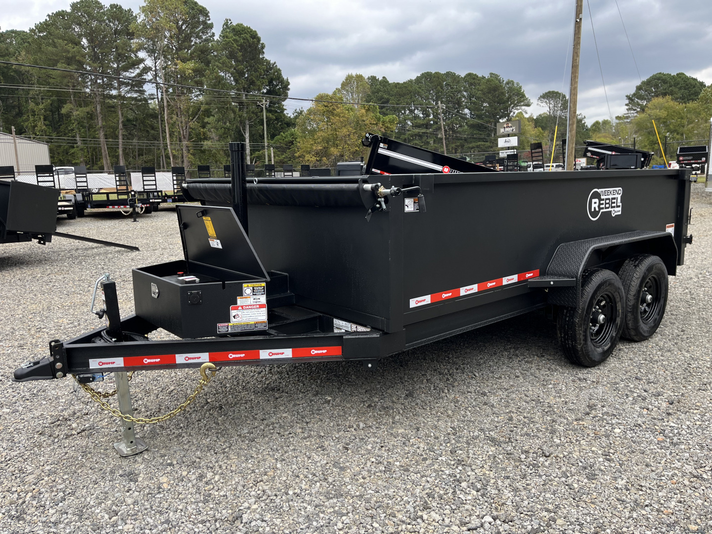 New 2026 U-Dump Weekend Rebel 7x14 Dump Trailer With 31" Sides, Telescoping, 14K GVWR