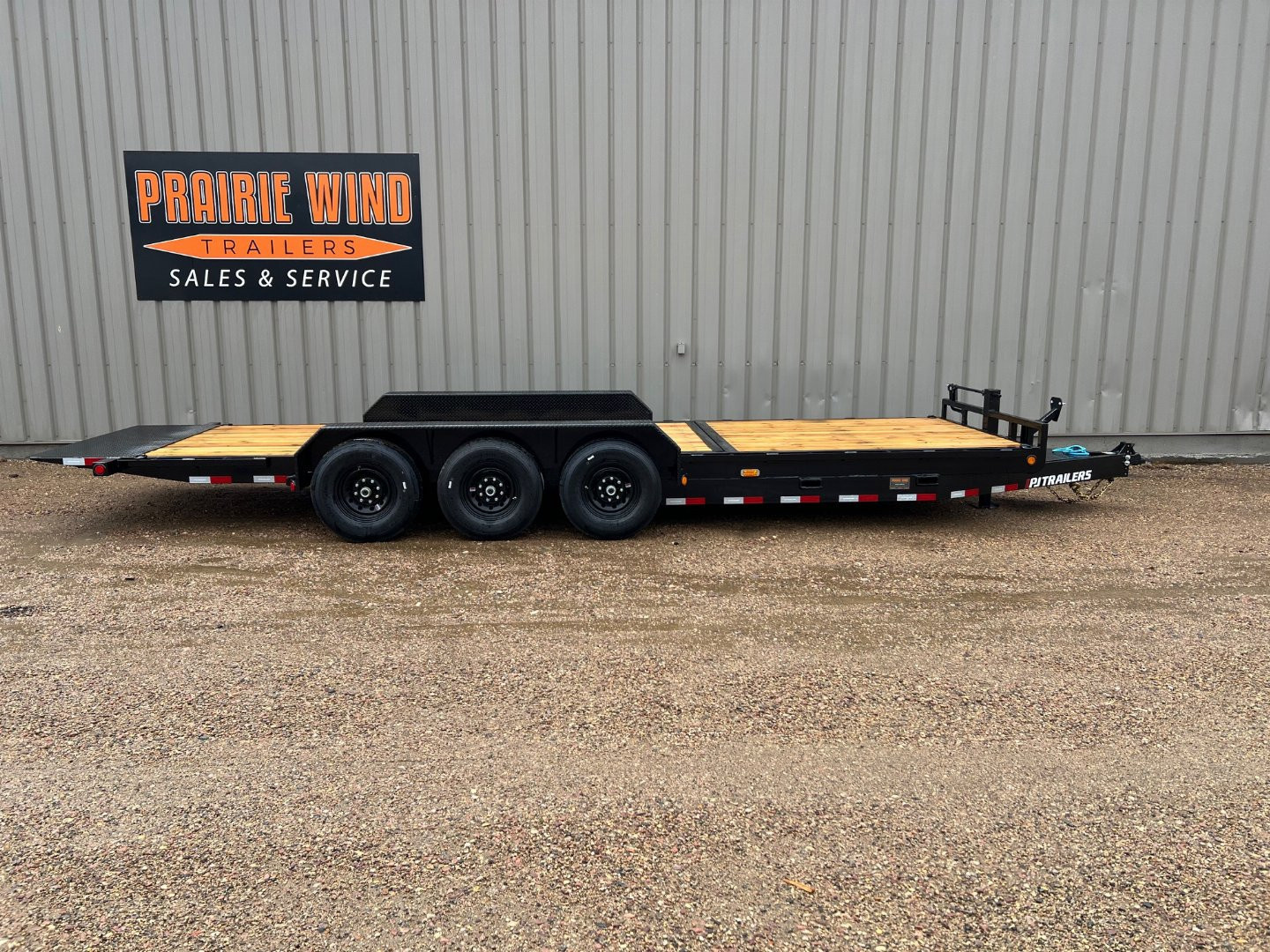 New 2025 PJ Trailers 24 Tilt Triple Axle Tilt Trailer