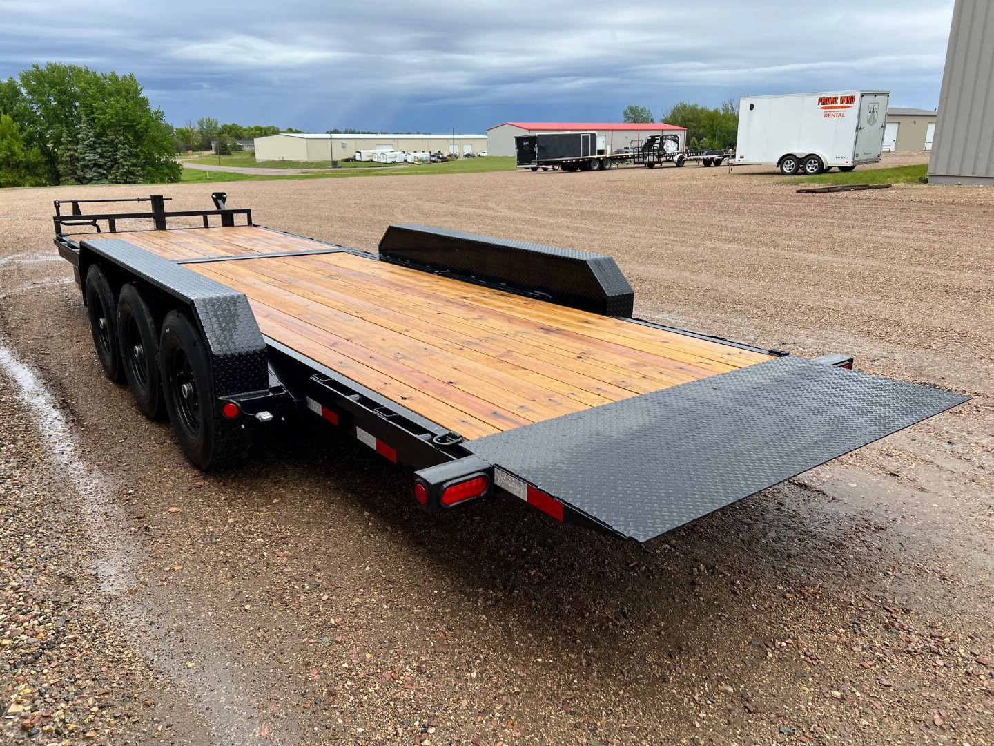 New 2025 PJ Trailers 24 Tilt Triple Axle Tilt Trailer