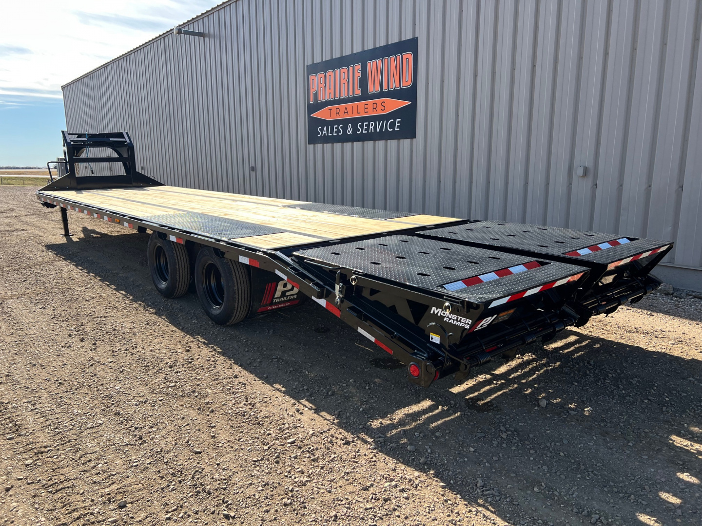 New 2026 PJ Trailers 32' LD Gooseneck 10K's Flatbed Trailer