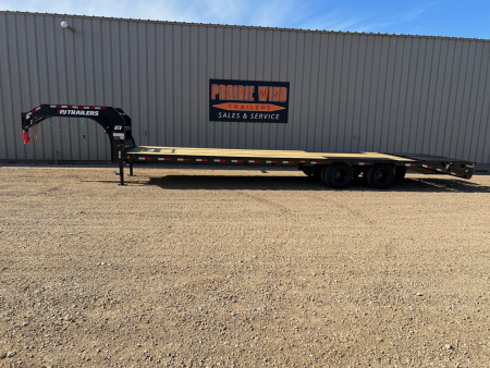 New 2026 PJ Trailers 32' LD Gooseneck 10K's Flatbed Trailer