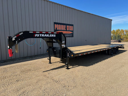 New 2026 PJ Trailers 32' LD Gooseneck 10K's Flatbed Trailer