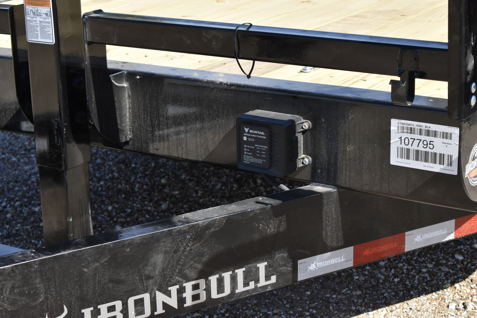 New 2026 Iron Bull ETB10 83" x 24' 14K GVWR Equipment Trailer