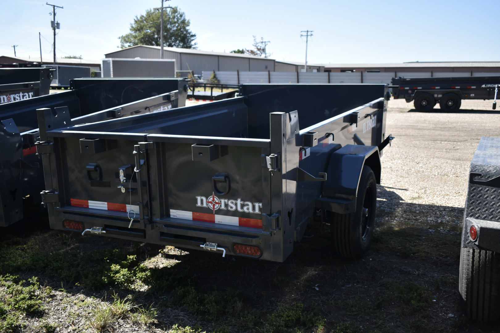 New 2026 Norstar DCB6010051_12000_GRY Single 5.2K Axle Dump Trailer