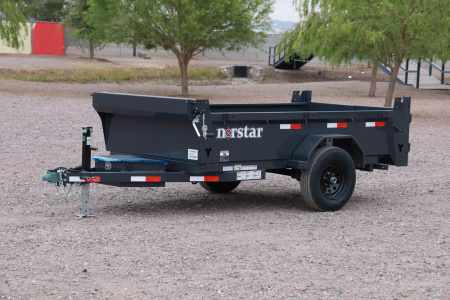 New 2026 Norstar DCB6010051_12000_GRY Single 5.2K Axle Dump Trailer