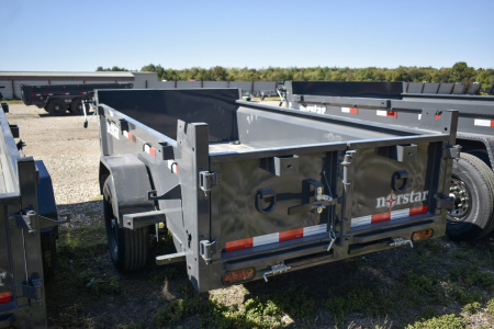 New 2026 Norstar DCB6010051_12000_GRY Single 5.2K Axle Dump Trailer