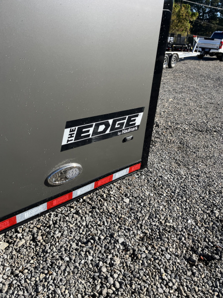 New 2026 Haulmark 34 Bathoom Race Trailer, Air Prep PKG, Awning, Polycor, Insulated, Window, 54" ALX Slide Out Step, A/C + Heat