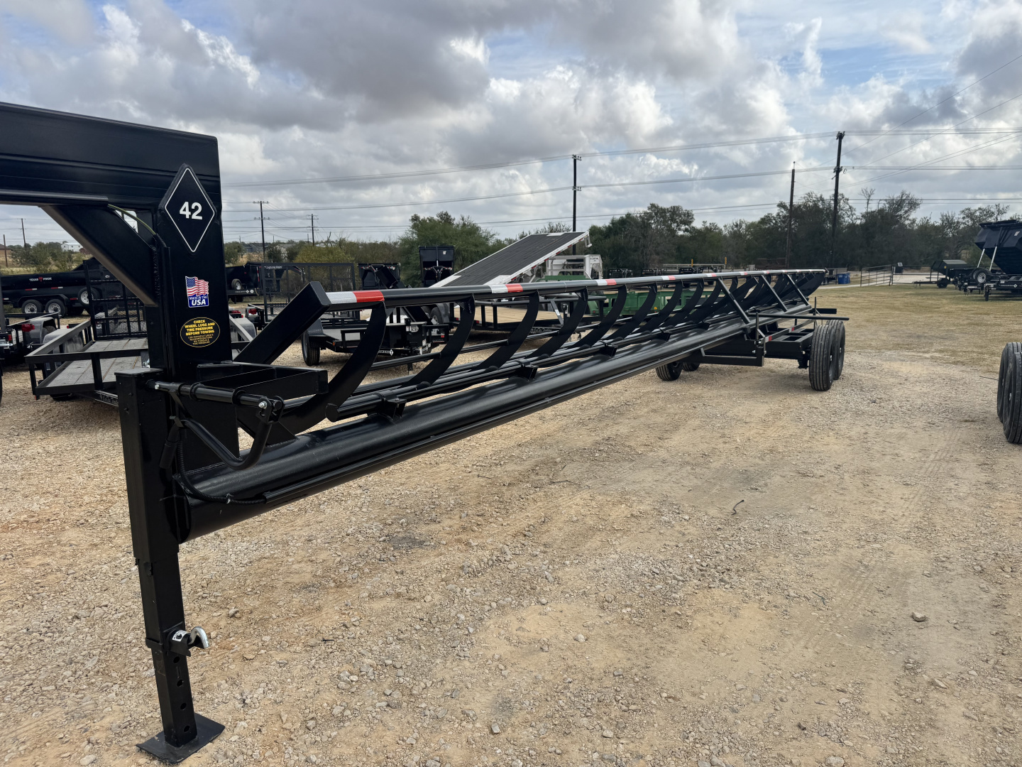 New 2026 Tuff Livestock TUFF42GN Hay Trailer