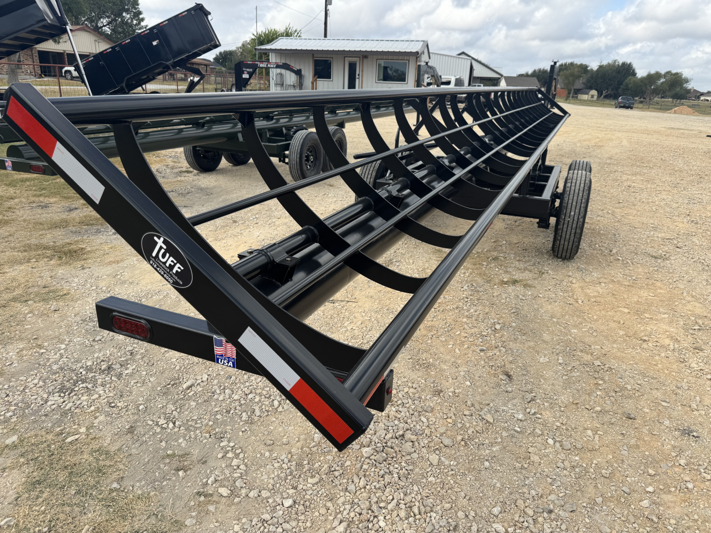New 2026 Tuff Livestock TUFF42GN Hay Trailer