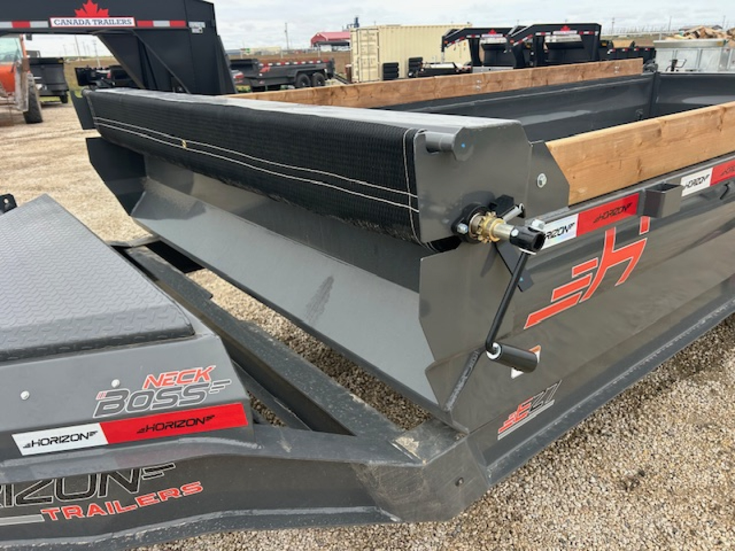 New 2026 Horizon Trailers 16 FT Dump Trailer ASH GREY