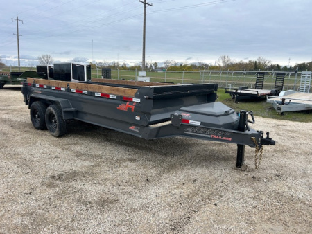 New 2026 Horizon Trailers 16 FT Dump Trailer ASH GREY