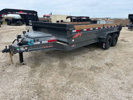New 2026 Horizon Trailers 16 FT Dump Trailer ASH GREY