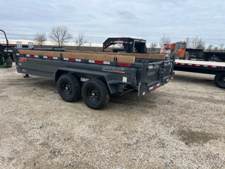 New 2026 Horizon Trailers 16 FT Dump Trailer ASH GREY