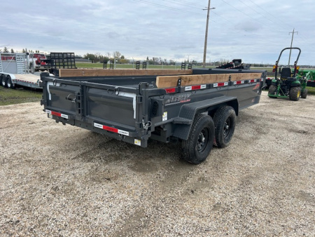 New 2026 Horizon Trailers 16 FT Dump Trailer ASH GREY