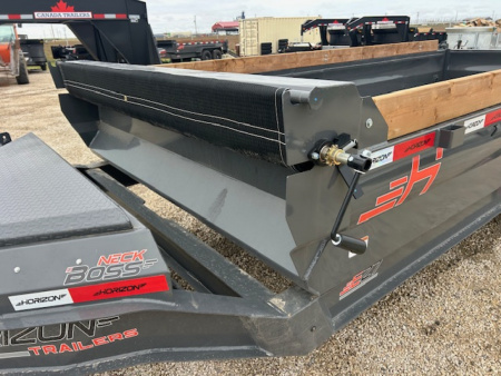 New 2026 Horizon Trailers 16 FT Dump Trailer ASH GREY