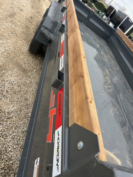 New 2026 Horizon Trailers 16 FT Dump Trailer ASH GREY