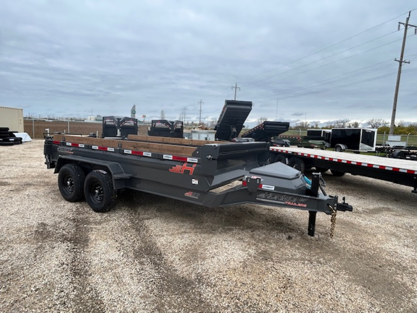 New 2026 Horizon Trailers 7'x14 ft Dump Trailer