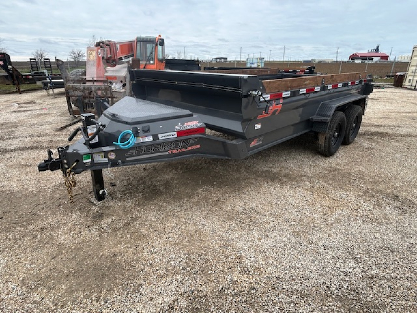 New 2026 Horizon Trailers 7'x14 ft Dump Trailer
