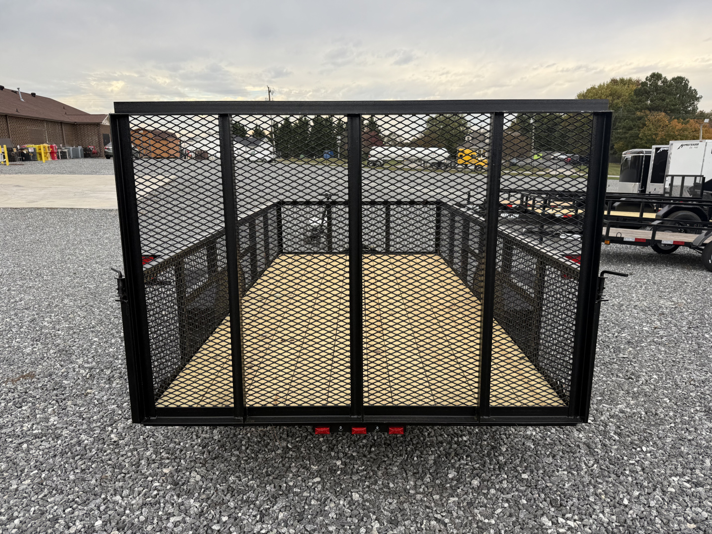 New 2026 Nolan 6X12 E 3K w/2ft Mesh Landscape Utility Trailer