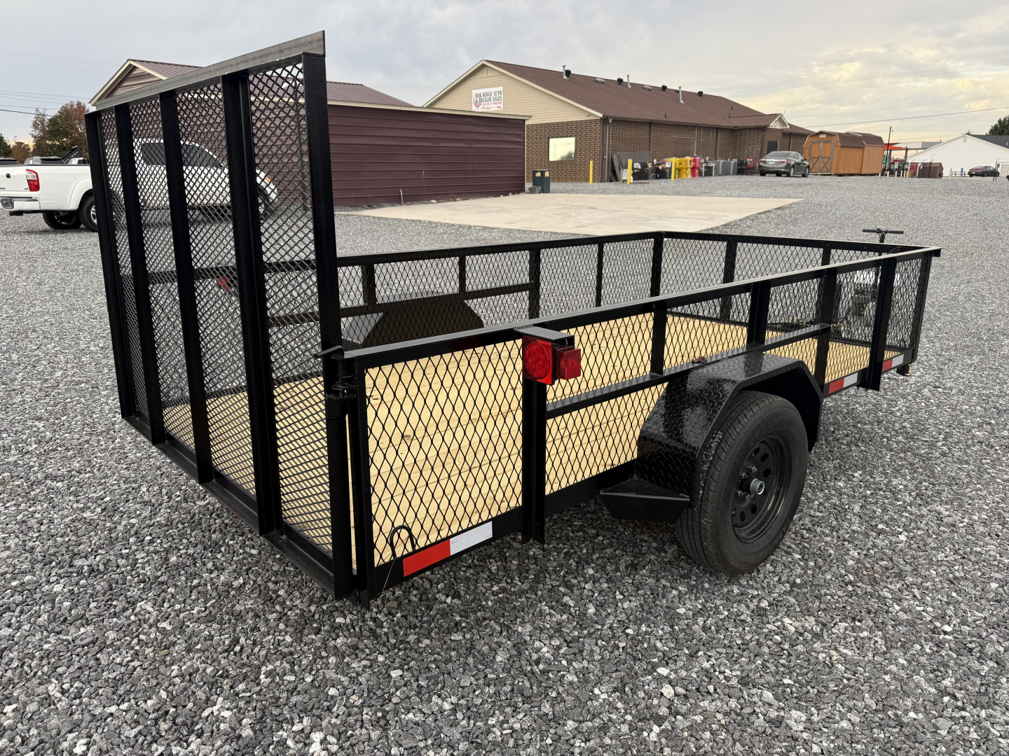 New 2026 Nolan 6X12 E 3K w/2ft Mesh Landscape Utility Trailer
