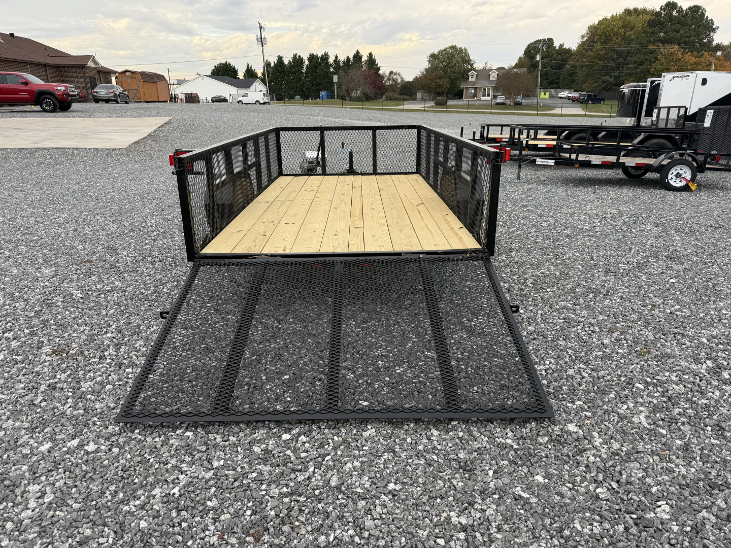 New 2026 Nolan 6X12 E 3K w/2ft Mesh Landscape Utility Trailer