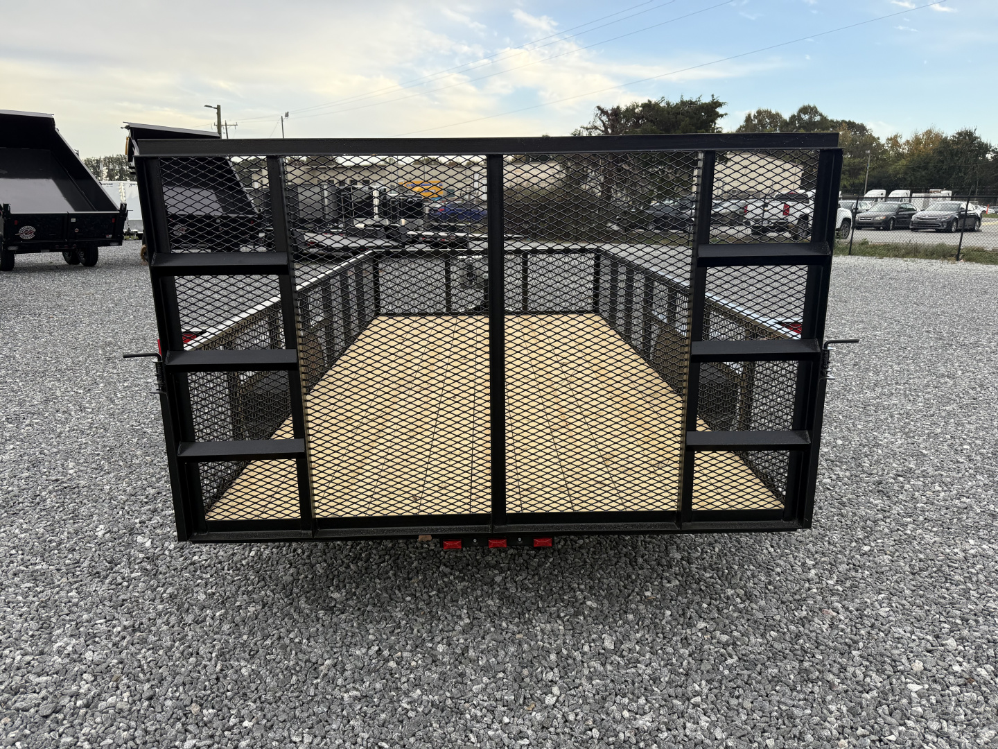 New 2026 Nolan 7X14 E 3K w2ft Mesh Landscape Utility Trailer