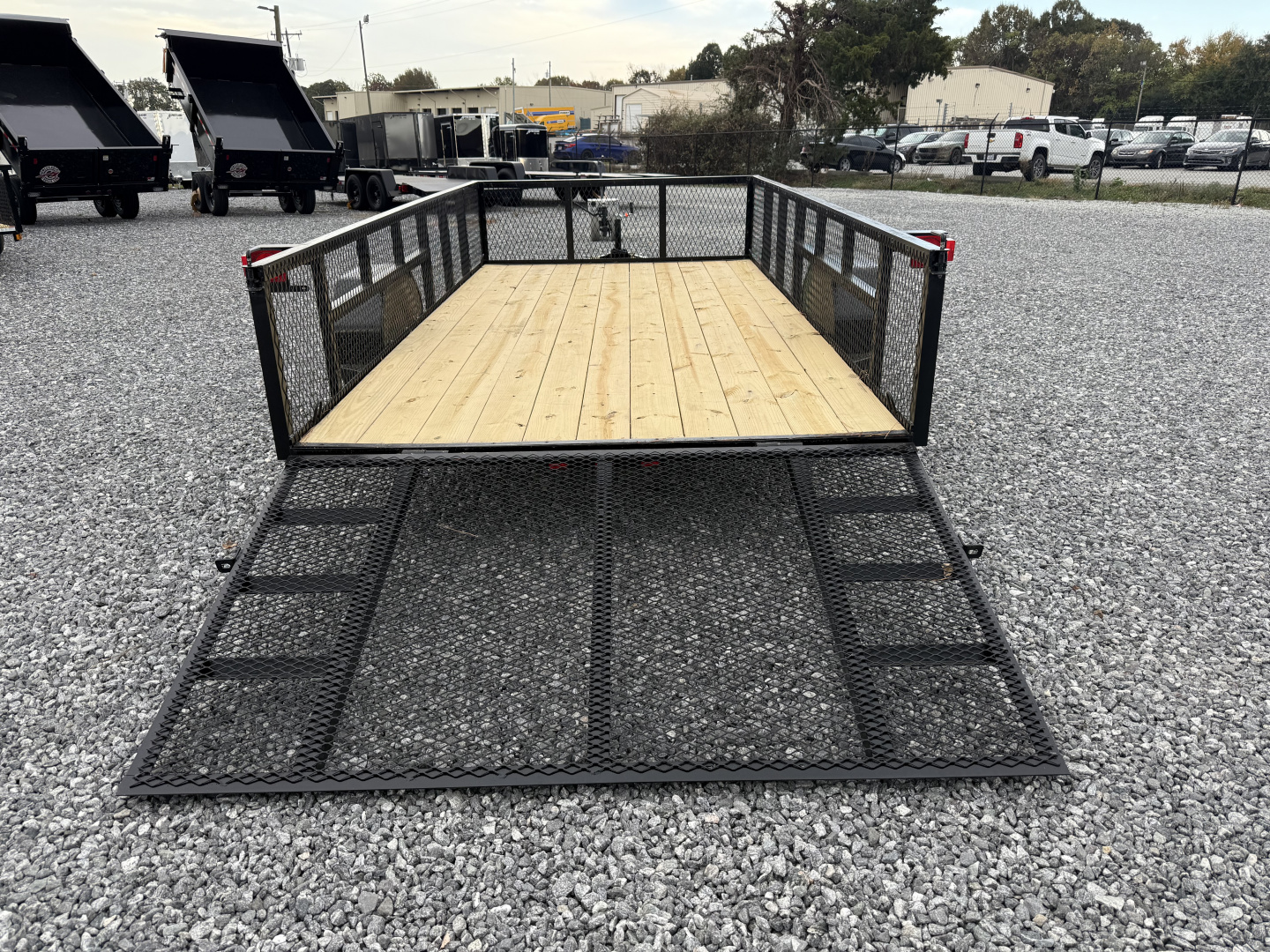 New 2026 Nolan 7X14 E 3K w2ft Mesh Landscape Utility Trailer