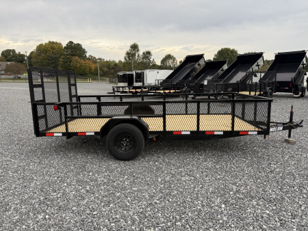 New 2026 Nolan 7X14 E 3K w2ft Mesh Landscape Utility Trailer
