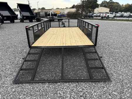 New 2026 Nolan 7X14 E 3K w2ft Mesh Landscape Utility Trailer