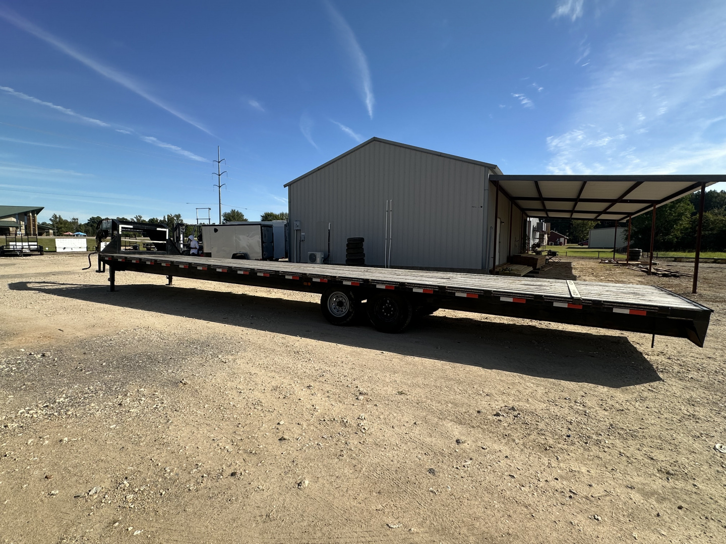 Used 2023 Trail Maxx 40' Gooseneck Deckover Trailer Deckover Trailer