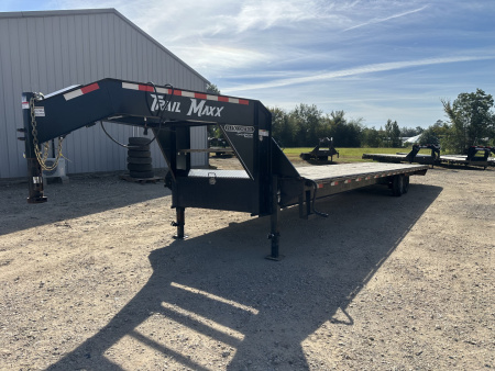 Used 2023 Trail Maxx 40' Gooseneck Deckover Trailer Deckover Trailer