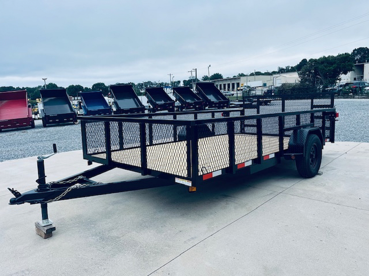 New 2026 Nolan 7X16 ATV Style Utility Trailer 7K w/Spring Assist